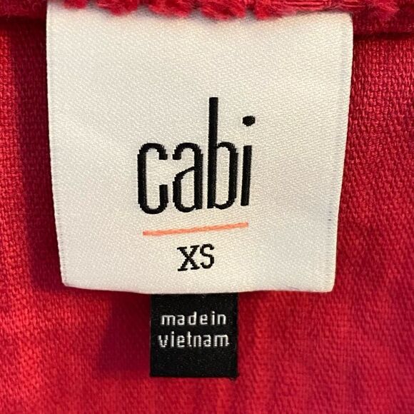 CABI 4124 CHEEKY TOPPER PINK CORDUROY BUTTON DOWN JACKET XS NWOT - Picture 9 of 11